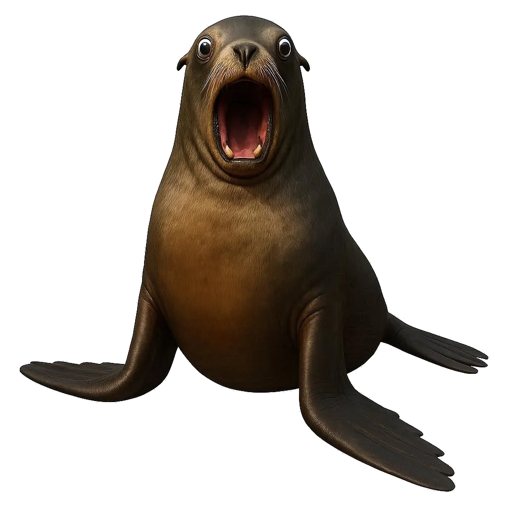 Surprised Sea Lion