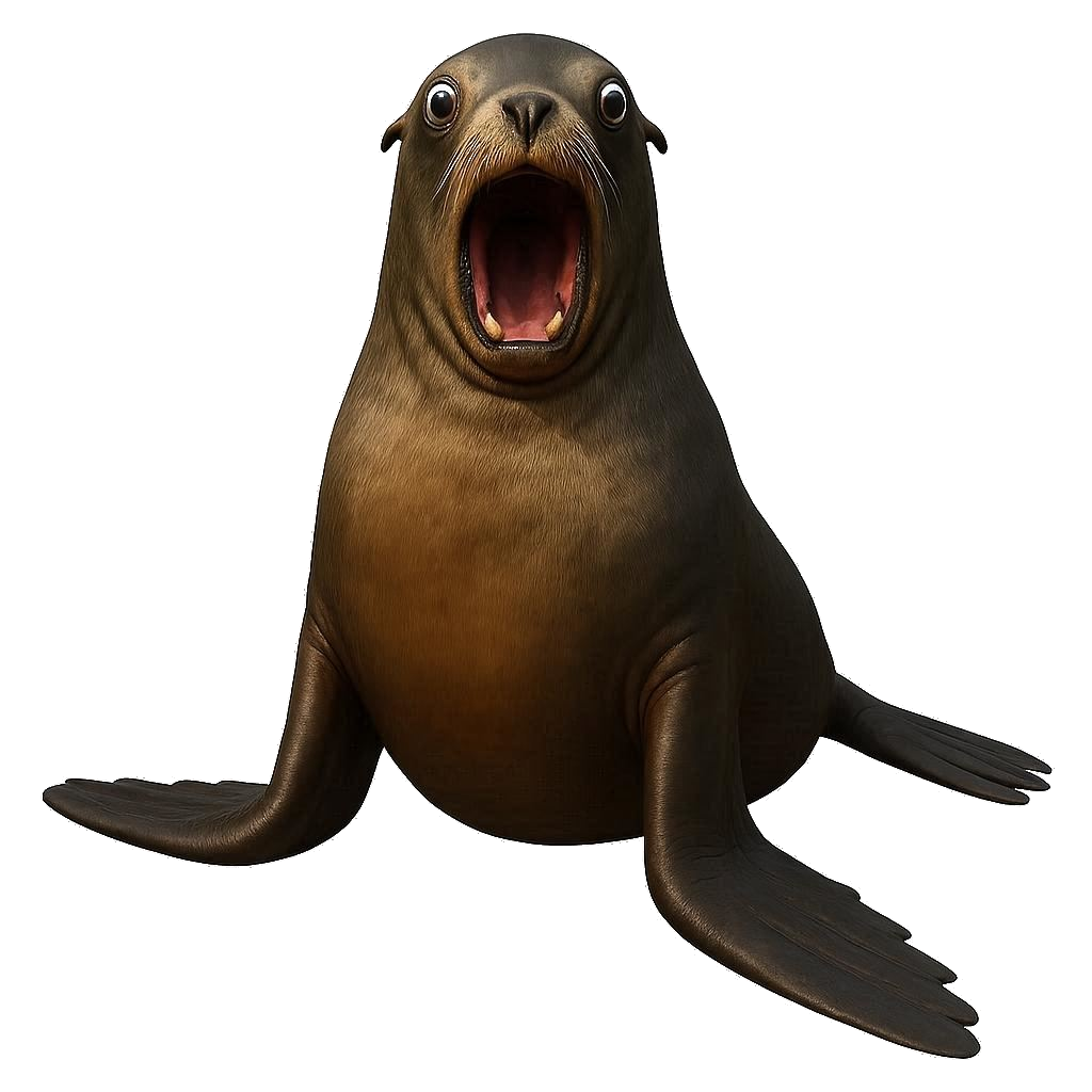 Surprised Sea Lion